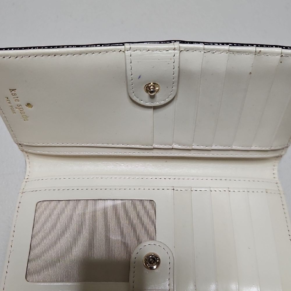 Kate Spade Carlisle Street Stacy Wallet Pink Polka Dot - Picture 4 of 4